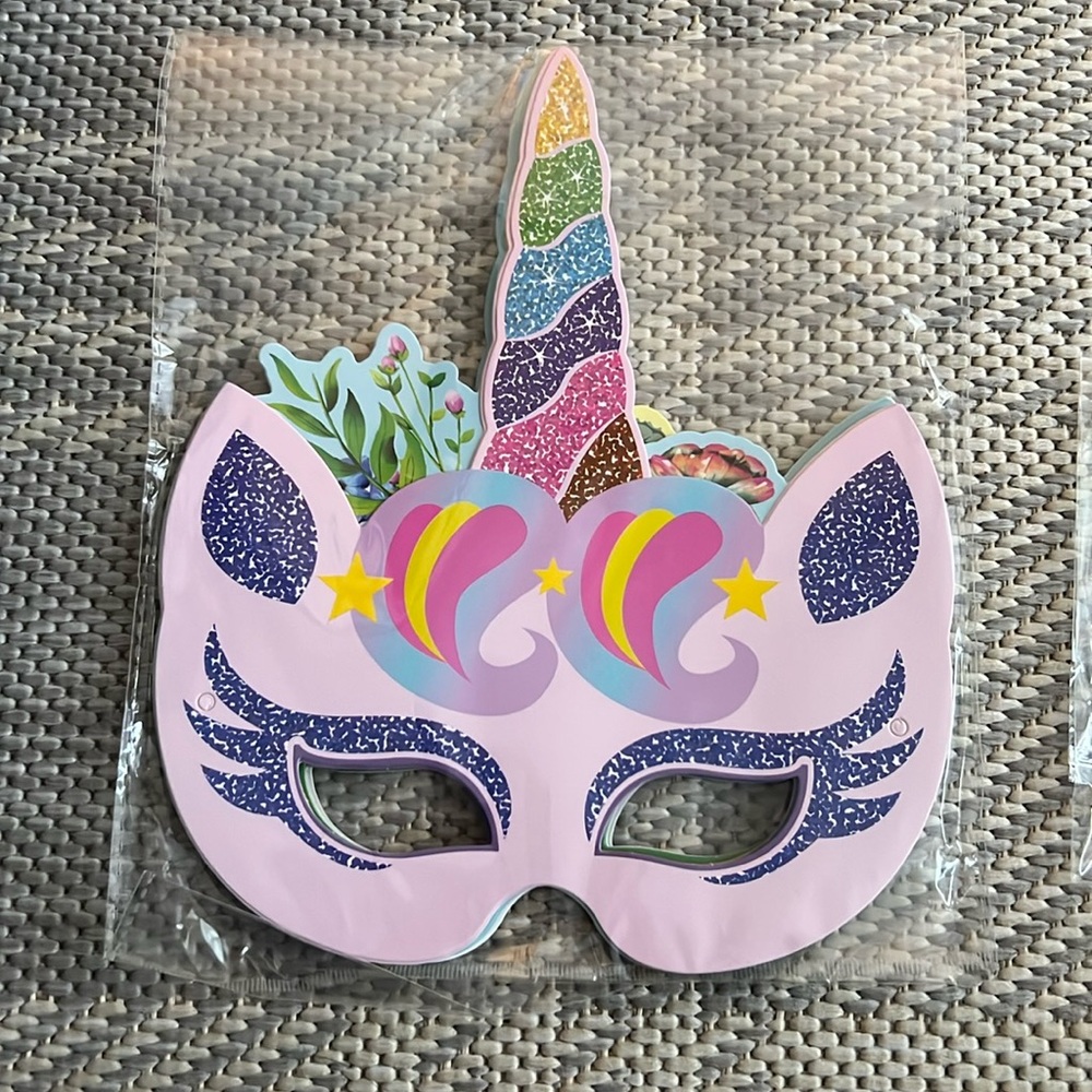 UNICOR MASK 🦄 kids Birthdays party mask - Picture 2 of 4
